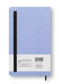 [OXFORD] FABRIC HARDCOVER BLANK NOTEBOOK LIGHT BLUE