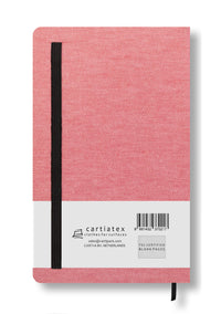 [OXFORD] FABRIC HARDCOVER BLANK NOTEBOOK RED