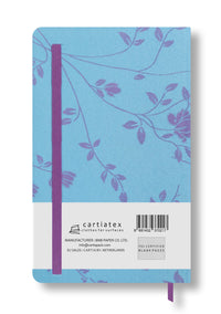 [JACQUARD] STOFFEN HARDCOVER BLANK NOTITIEBOEKJE TULPEN